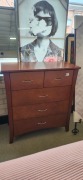 Drawer Chest 5 Draws - RRP $999 - Ex-Display
