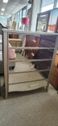 Drawer Chest with Glass - RRP $1299 - Ex-Display