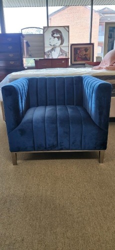 Velvet Armchair - RRP $799 - Ex-Display