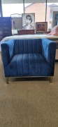 Velvet Armchair - RRP $799 - Ex-Display