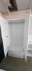 White Wardrobe 2 Doors and 2 Draws - RRP $299 - Ex-Display - 2