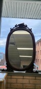 Wooden Classic Wall Mirror - RRP $699 - Ex-Display