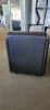 Deluxe Leather Arm Chair Chocolate brown leather Silver Base - RRP $999 - Ex-Display - 3