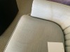 Charles Feature Chair, Stitch Detail, grey linen upholstery - RRP $349 - Ex-Display - 7