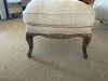 Footstool Dark lime wash base/ linen fabric - RRP $299 - Ex-Display - 5