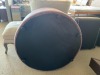 Jasmine 900mm Ottoman round, lilac upholstery - RRP $699 - Ex-Display - 3