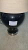 Chicago Lamp Base Black/Silver - RRP $199 - Ex Display - 2