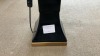 Box Lamp Black/Gold Base White Shade - RRP $299 - Ex Display - 2
