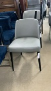 3x Grey Dining Chair $199 RRP each - Ex Display