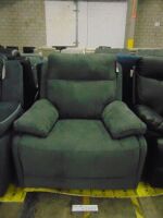DNL KOKO Fabric Single Seater Electric Recliner- DARK GREY