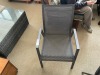 &lsquo;B-01-G&rsquo; Outdoor Chair W/Arms, Dark Grey, - Ex Display - RRP $199