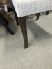 &lsquo;Allison&rsquo; Dining Chair Beige Linen Upholstery - RRP $199 - Ex-Display - 2