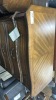 Monga & Drawers Dresser With Mirror Monza 5 Drawer High Chest Walnut Veneek, $2999 RRP - Ex Display - 2