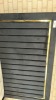 Bands Queen Complete Bed Black Velvet Gold Trim, $1299 RRP - Ex Display - 2