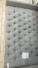 Martina Queen Complete Button Detail Bed Dove Grey, $799 RRP - Ex Display