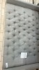Martina Queen Complete Button Detail Bed Dove Grey, $799 RRP - Ex Display - 3