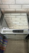 Aseen 4 Drawer Mirror Bedside Set of 2 (missing handles), $599 RRP - Ex Display