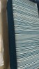 &lsquo;YORK&rsquo; Ottoman, Blue / Stripe Upholstery, Aust. Made, $899 RRP - Ex Display - 2