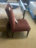 &lsquo;Sarah&rsquo; Dining Chair, Merlot Stripe Upholstery, Chocolate Legs, $499 RRP - Ex Display - 2