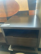 2 x brown bedside table RRP $ 999 Each - Ex Display