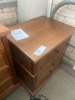 Aust. Made SW1 3 Drawer Bedside Chest, Tasmanian Oak, Stain: Biscuit, $1199 RRP - Ex Display - 2