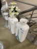 Paris Vases Set of 2 Fine Cracks, $100 RRP - Ex Display - 3