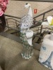 Full_refund*Peacock Figurine White/Silver/Green, $79.99 RRP - Ex Display