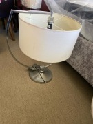 Lamp Matt Silver/Ivory RRP $499 - Ex Display