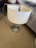 Lamp Matt Silver/Ivory RRP $499 - Ex Display
