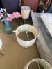 Lamp Matt Silver/Ivory RRP $499 - Ex Display - 2