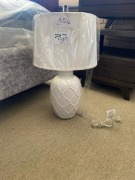Aztec lamp white, $349 RRP - Ex Display