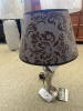 Lamp Matt Silver/Brown - RRP $49.99 - Ex-Display - 3