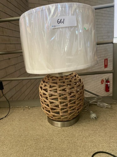 Weave Lamp Natural - RRP $249 - Ex-Display