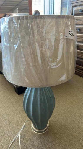 Auora Lamp Slate Blue/Latte, $349 RRP - Ex Display