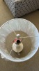 Lamp Cream Ceramic, $149 RRP - Ex Display - 3