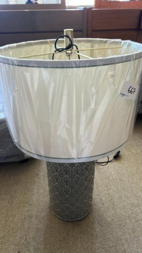 Lamp Grey Ceramic, $399 RRP - Ex Display