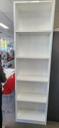 Bookcase 5 shelves - RRP $99 - Ex-Display