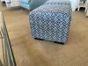 2x Square Ottoman - Ex Display - RRP $149 Each - 4
