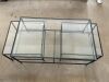 Glass Black Coffee Table - RRP $799 - Ex-Display - 2