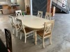 White Dining Table Set 7 Piece - RRP $1699 - Ex-Display - 4
