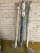 Bundle of 3 x Assorted Rolls of Italian Fabrics - Assorted Roll Sizes - Total RRP Approx. $1499 - Ex Display
