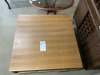 Square Tassy Oak, Coffee Table Ghost, 1200mm x 1200mm RRP $1499 - Ex Display - 2