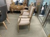2 x Hampton Armchair Natural RRP $998 - Ex Display - 2