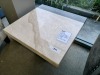 Carla 650mm x 650mm, Italian Crema Marble Coffee Table RRP $1199 - Ex Display - 3