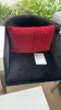 Caterina Tub Chair - Silver leaf Frame- Black Velvet Fabric - Stud detail - RRP $899 - Ex Display