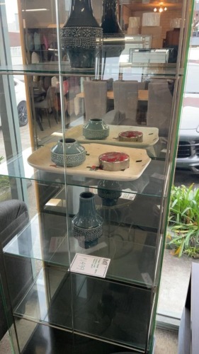Regal House 68cm Display Unit - Black Glass - RRP $1499 - Ex Display