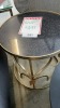 Round Lamp Table - Gold Frame - RRP $300 - Ex Display - 2