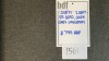 'Justin' 2 Seater Sofa, Dark Grey Upholstery - RRP $799 - Ex Display - 3