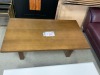 'Brooklyn' Timber Coffee Table - 1300mm x 600mm - Australian Made - RRP $599 - Ex Display - 3