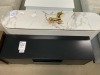 'Lisa' 1500mm Low-Line TV Unit 2 Door, 1 Drawer in Dark Wenge Timber Veneer finish RRP $1799 - Ex Display - 2